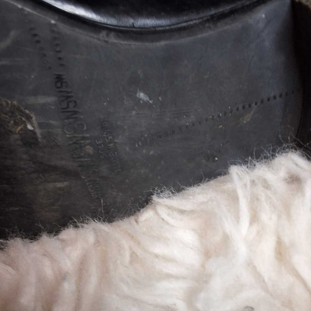 Stuart Weitzman Negev Jet Mirror Leather And Calf Black Leather Booties 9 - Picture 9 of 13